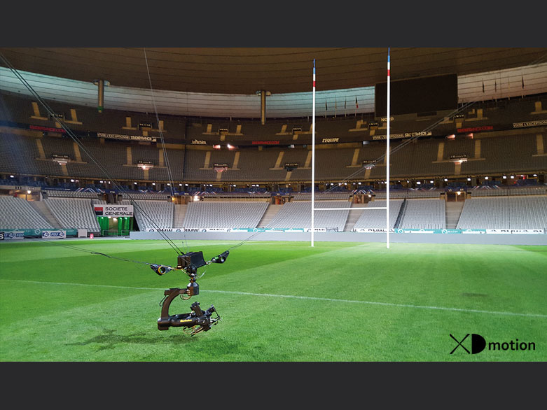 X fly 3D stade de france Rugby 6 Nations
