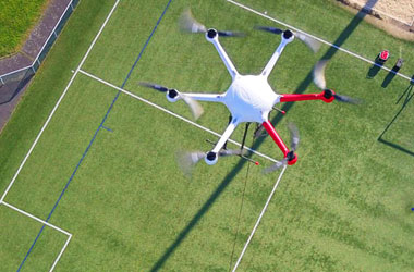 Tethered Drone football