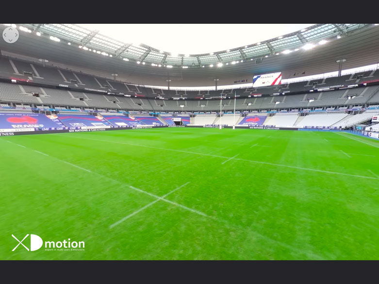 X fly 3D VR 360 8K in Stade de France