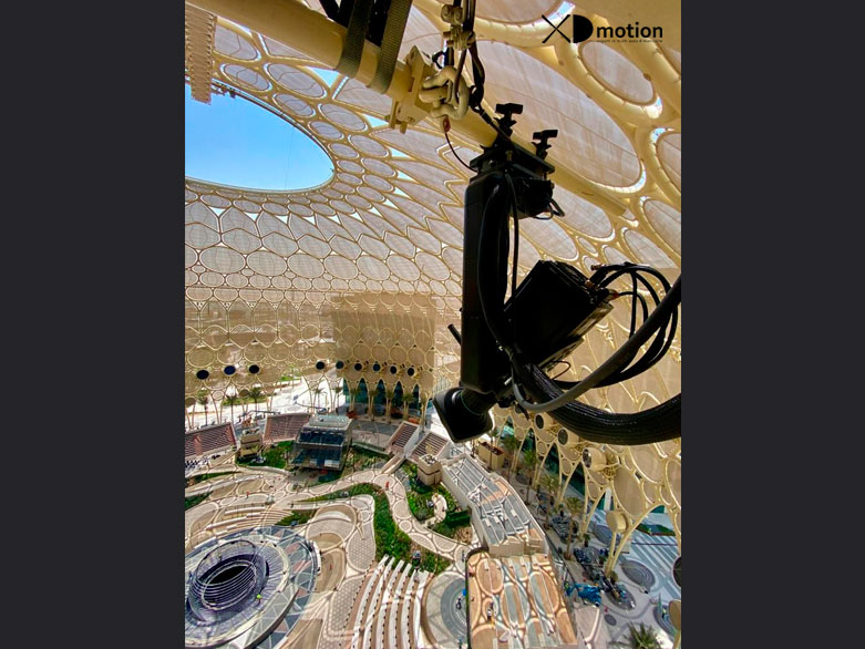 Remote head UHD top dome expo Dubai 2021 xd motion