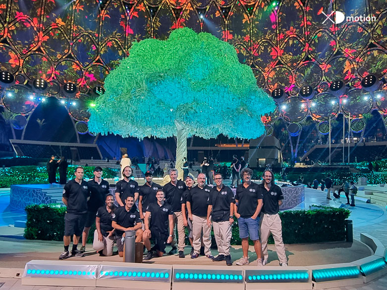 XD motion team at Expo Dubai 2021