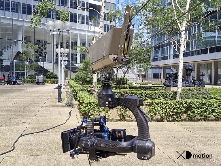 X fly mini cablecam - XD motion - Devialet commercial - making of