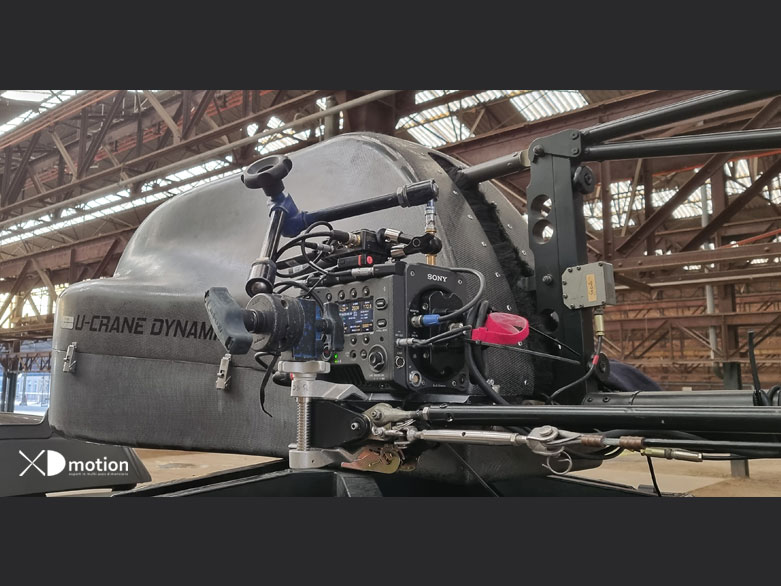 Venice 2 Rialto with Panavision 48-550mm Anamorphic lens mounted on our Ucrane Arm Dynamic/Mini Flight Head 3