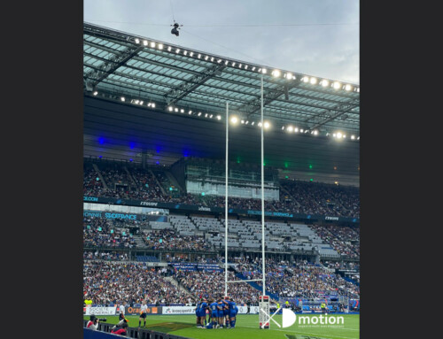 Rugby at SDF on TF1 with X fly 3D