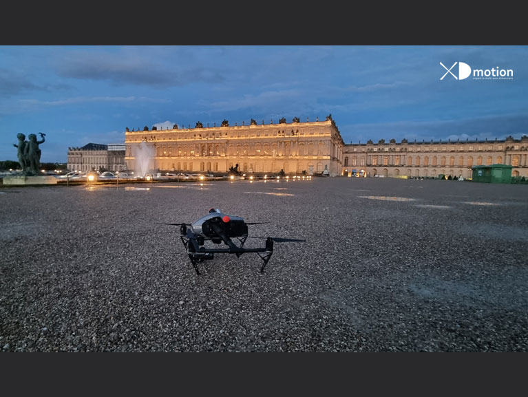 Inspire 2 drone XD motion at Versailles