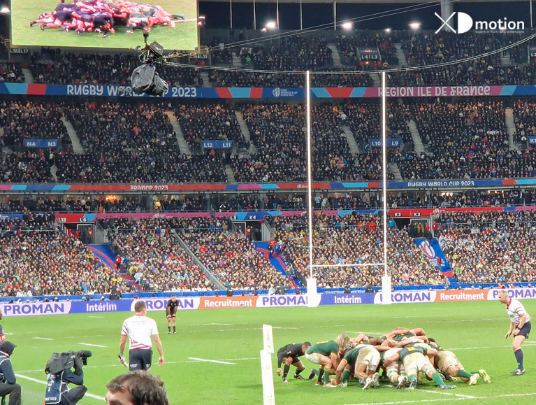 x fly 3d cablecam Rugby World Cup 2023
